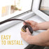Weather Sealing Strip for Home Doors and Windows, D-Shaped